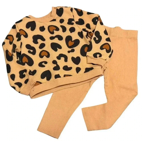 Btween Baby Toddler Girls Sweater and Leggings Size 24M - Picture 2 of 9